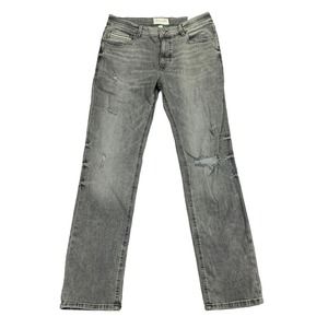 Sun + Stone Mens Straight Fit Tarin Street Jeans Gray 32